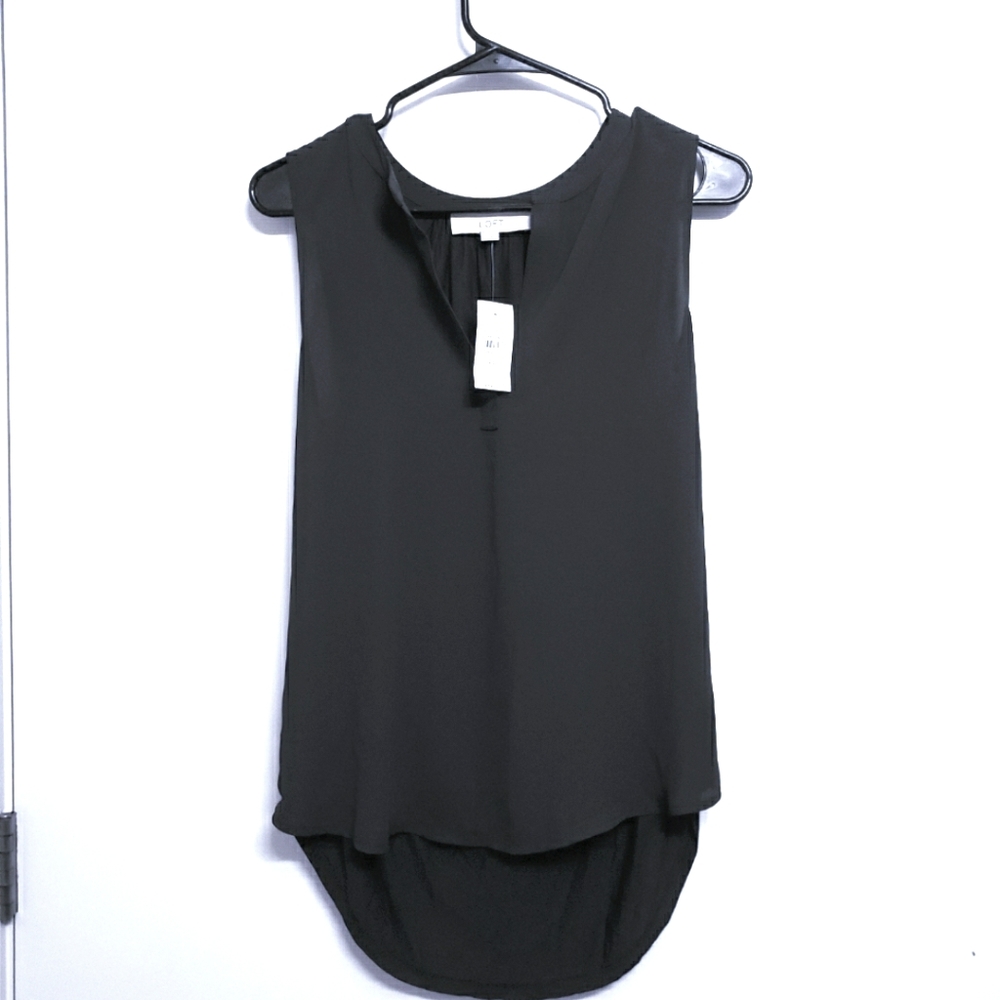 LOFT mixed media sleeveless